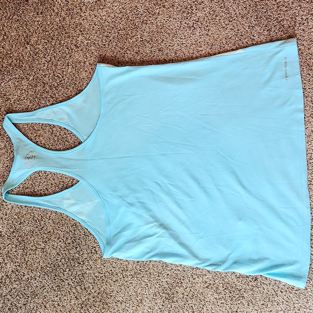 Under Armour Blue and White Star Tank Top - Picture 9 of 12
